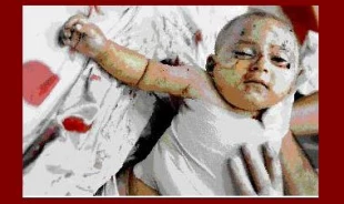 فوت یک طفل شیرخوار در پشت گذرگاه غزه
