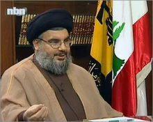 نصر الله یؤید واسرائیل تنفی