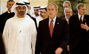 Bush tours ME to enjoy himself