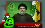 السید نصر الله :کلام إسرائیل حول السلام مسرحیة لاغیر