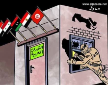 الثورات العربیة والباب الخلفی