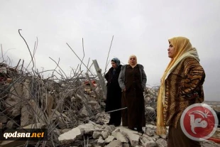 خانه های ویران فلسطینیان
