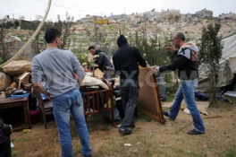 گزارش تصویری ازتخریب منزل یک خانواده فلسطینی