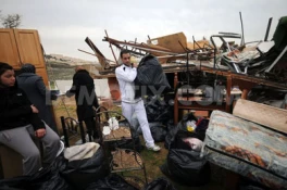 گزارش تصویری ازتخریب منزل یک خانواده فلسطینی