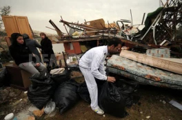 گزارش تصویری ازتخریب منزل یک خانواده فلسطینی