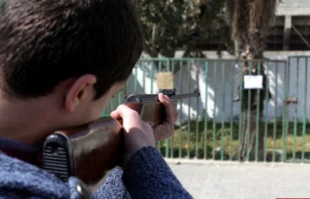 آموزش تک تیراندازی درغزه
