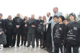 اعتراض فلسطینیان به دوی مارتن