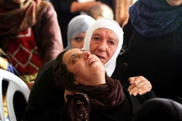 تشییع پیکر شهید غزاونه