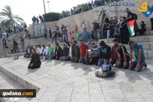سرکوب تظاهرات فلسطینیان در یوم النکبه
