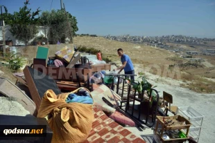 تصاویر بی خانمانی فلسطینیان