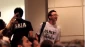 US activists interrupt Olmert's speech