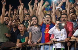 Barcelona Soccer Team In Beit-ul-lahm