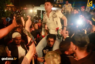 گزارش تصویری ازآزادی 26 اسیر فلسطینی