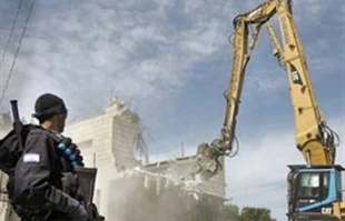 تخریب چند منزل فلسطینی ها در قدس