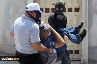 حمله صهیونیستها به تظاهرکنندگان و خبرنگاران فلسطینی
