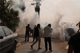 سرکوب تظاهرات هفتگی فلسطینی ها توسط صهیونیستها