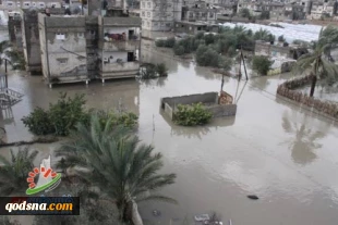 Gazans left homeless by winter storm
