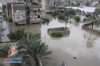 Gazans left homeless by winter storm