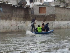 Gazans left homeless by winter storm