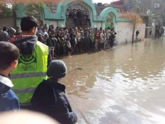 Gazans left homeless by winter storm