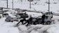 In photos: snowstorm bringsIsrael to a grinding halt