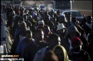 Photos: African refugees protest against Israeli policies