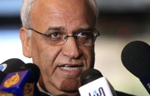 Erekat: Israel settler plans 'message' to Kerry not to return