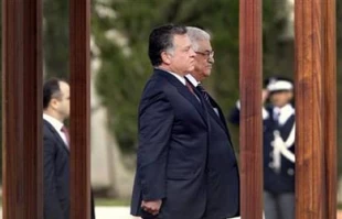 دیدار ابومازن با پادشاه اردن