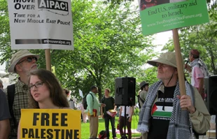 Protesters Challenge Pro-Israel Meeting in Washington