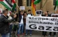 Mass protests in denunciation of Peres' visit to Norway