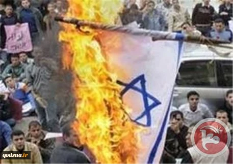 متظاهرون بالقاهرة یحرقون علم اسرائیل فی ذکرى النکبة