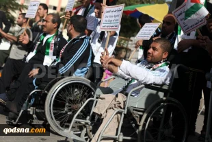 حمله به جانباز فلسطینی