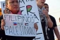 Palestine supporters block Israeli ships in Washington, L.A