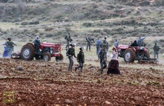 آلوده کردن مزارع فلسطینی ها با مواد شیمیایی