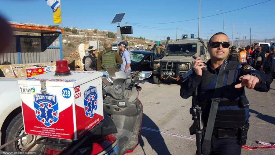 حاجز زعترة: 4 مصابین بعملیة دهس وإصابة منفذها بنیران الاحتلال