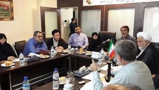 دهمین نشست کمیسیون سیاسی جمعیت دفاع از ملت فلسطین