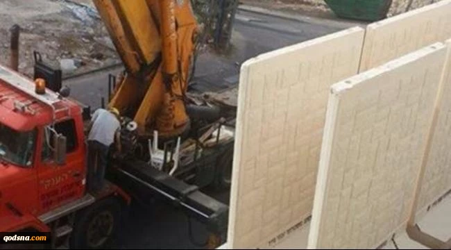 خطة إقامة جدران فی محیط بلدات فلسطینیة