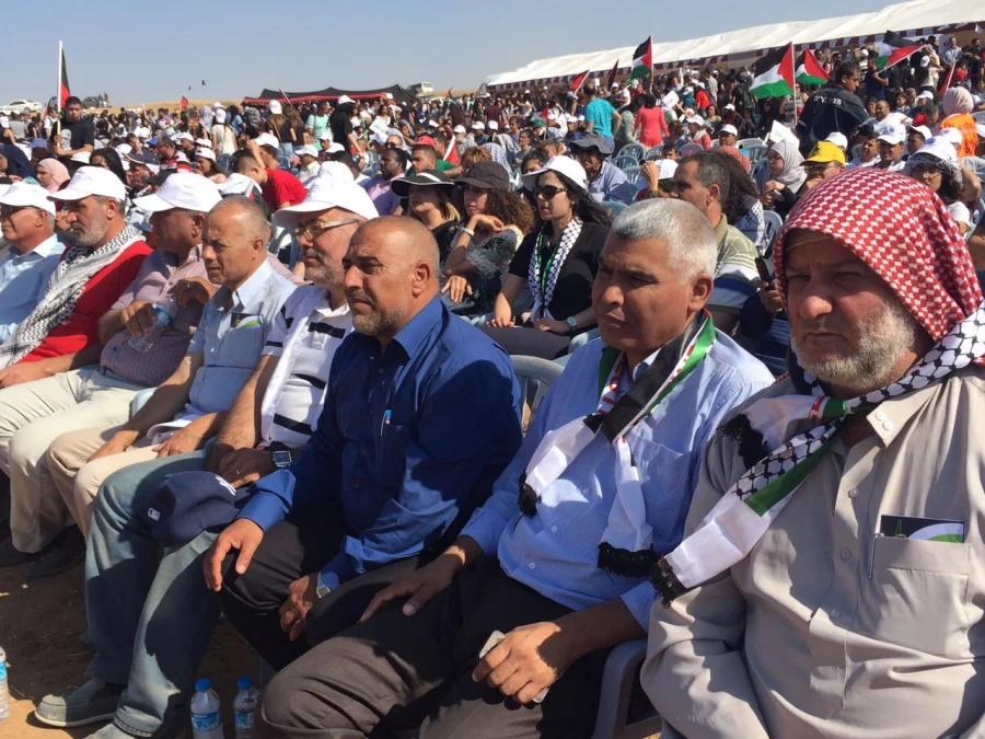 لاول مرة.. الفلسطینیون یحیون ذکری النکبة الـ68 فی النقب