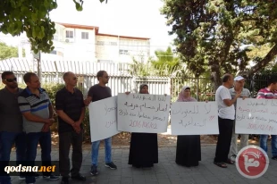 تحصن خانوادهای شهدای انتفاضه قدس