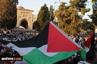 حضور 280 هزار نمازگزار در مسجد الاقصی در روز قدس