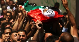 شهادت جوان فلسطینی