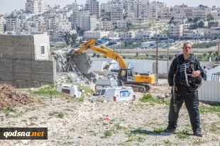 رژیم صهیونیستی 4 مرکز تجاری فلسطینی‎ها را را ویران کرد