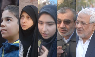 انزجار شرکت کنندگان مراسم یوم الله ۱۳ آبان از اسرائیل و آمریکا