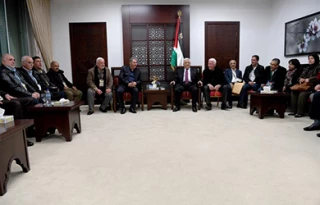 دیدار ابومازن با نمایندگان فتح در سوریه و لبنان