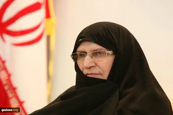 الأمینة العامة لجمعیة الدفاع عن الشعب الفلسطینی تعزّی بوفاة آیة الله هاشمی رفسنجانی