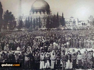 نمازجمعه مسجدالاقصی در سال 1933