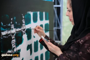 برپایی نمایشگاه مدافعان حرم در سی امین نمایشگاه کتاب 7