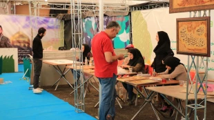 برپایی نمایشگاه مدافعان حرم در سی امین نمایشگاه کتاب 38