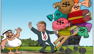 کاریکاتور روز/

سفر پربار ترامپ به کشورهای عربی