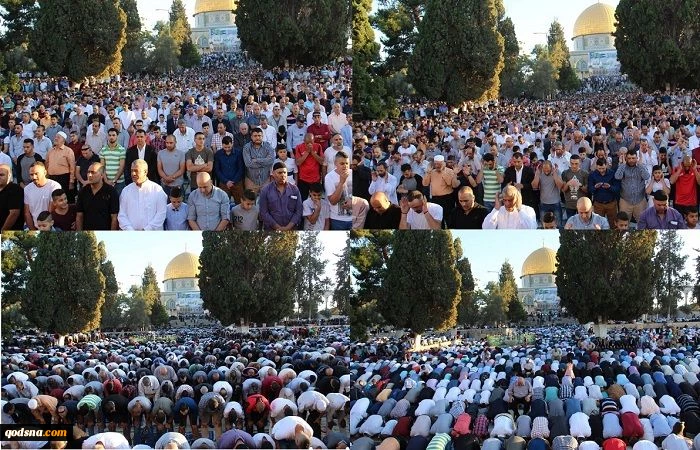 وسط قيود اسرائيلية

90ألفا يؤدون صلاة العيد في الأقصى
 2